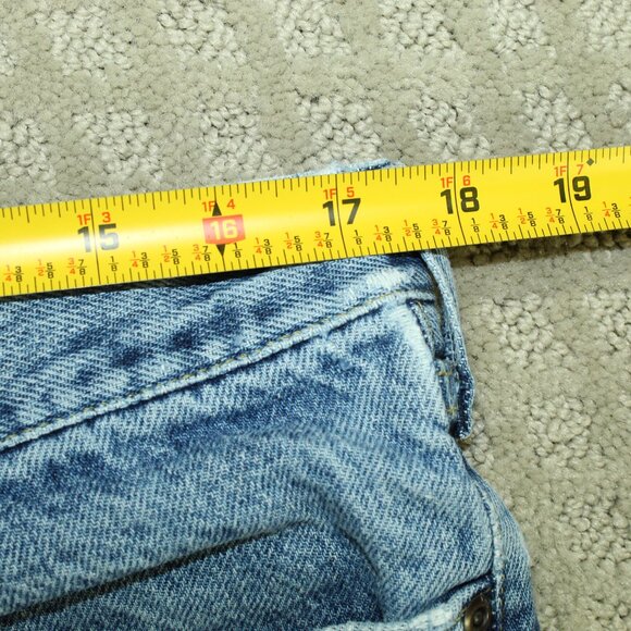 Vintage Lee Relaxed Fit Light Wash Blue Jeans Mens Size 36x30 100% Cotton Denim - Picture 7 of 9